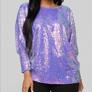 All nighter sequin top